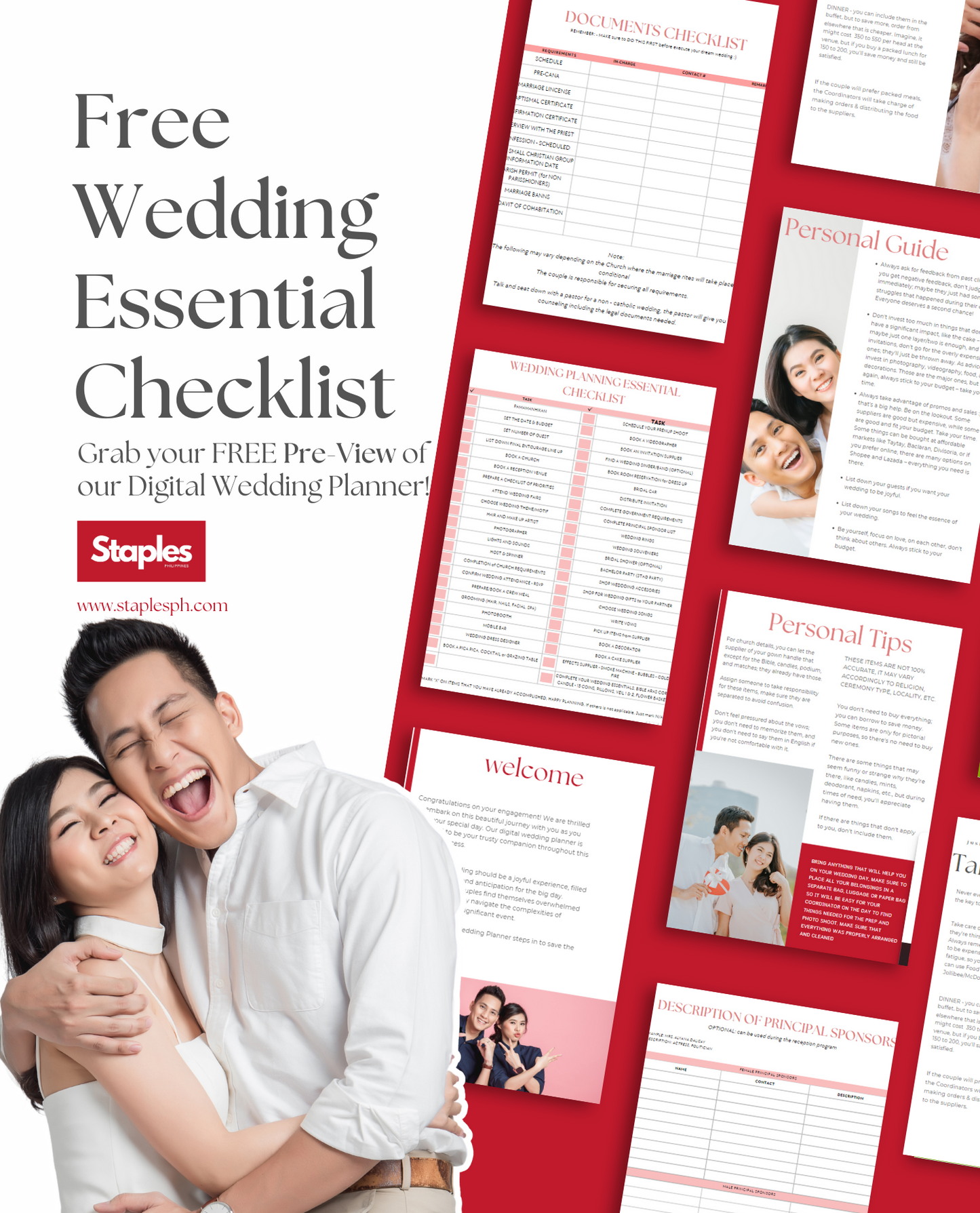 [FREE] Wedding Essentials Checklist + Personal Guide